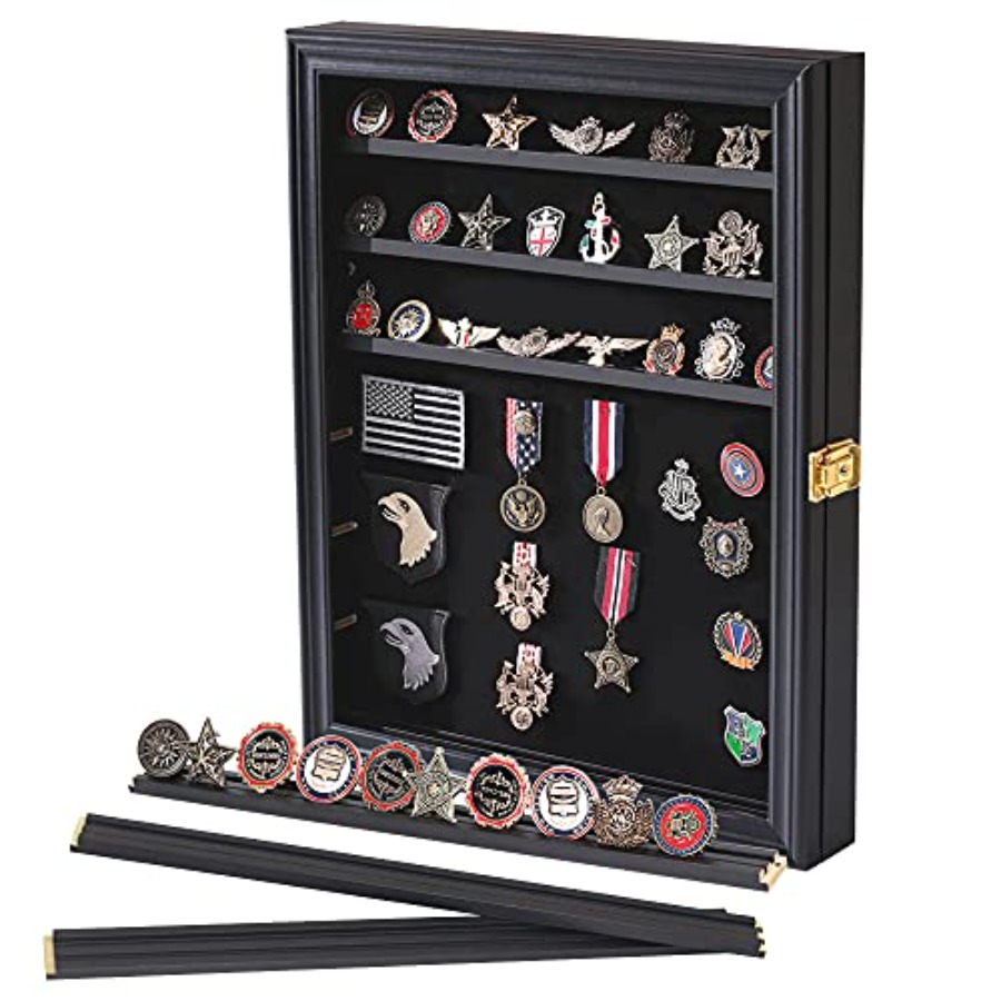 Collectors Coins Jewelry & Watches Of Smithtown - Medals Display Case Wall Frame for