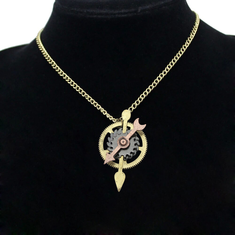 Vintage Jewelry Watches Women - Steampunk Watch Clock Hand Gear Pendant