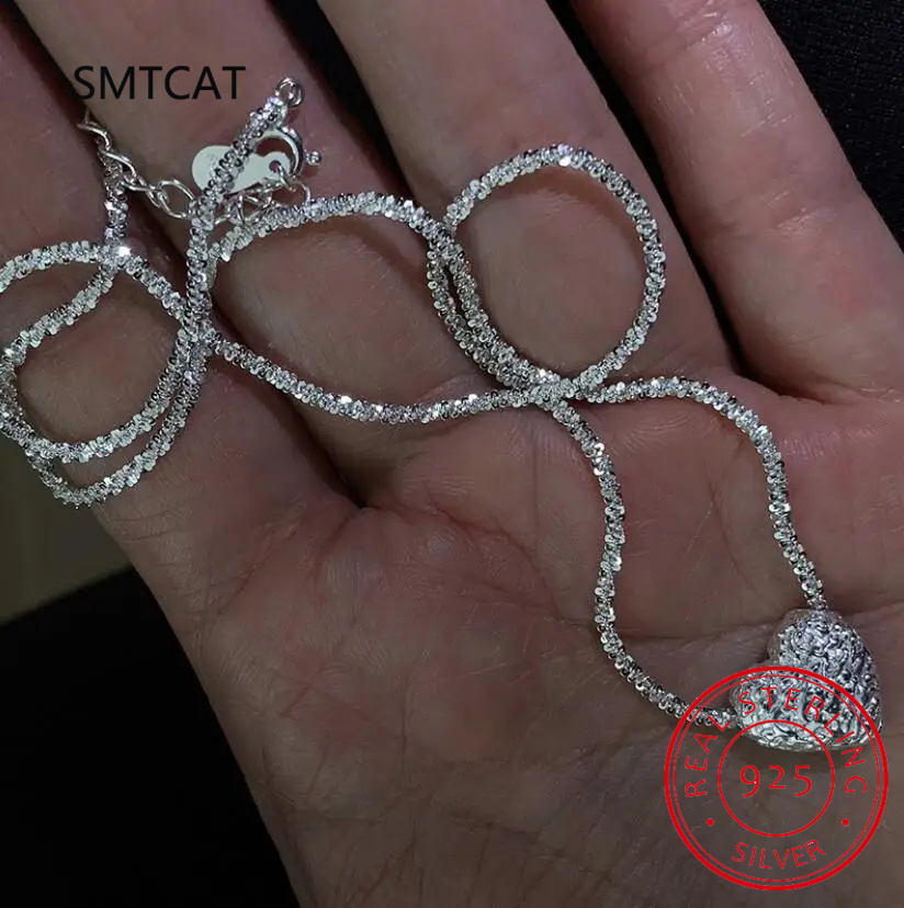 New Arrived S925 Sterling Silv - Crystal Choker Necklace incelemesi ve fiyatı