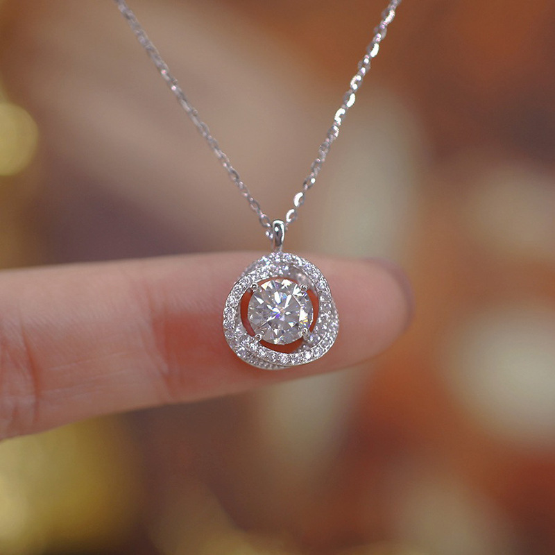 925 Sterling Silver Jewelry Ex - Crystal Choker Necklace incelemesi ve fiyatı