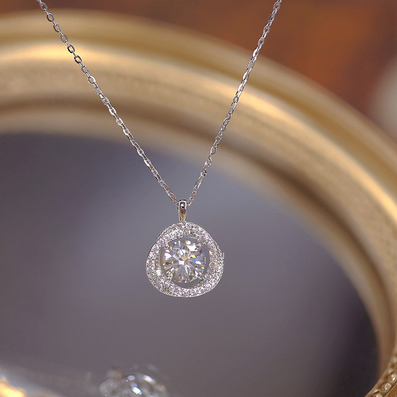 925 Sterling Silver Jewelry Ex - Crystal Choker Necklace incelemesi ve fiyatı