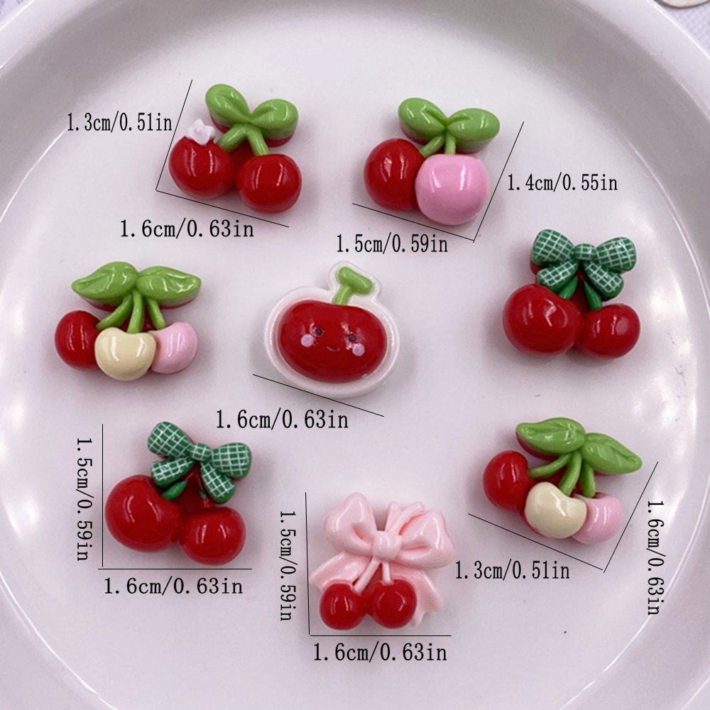24pcs Colorful Kawaii Cartoon  - Paradise Jewelry & Watches Llc Miami incelemesi ve fiyatı