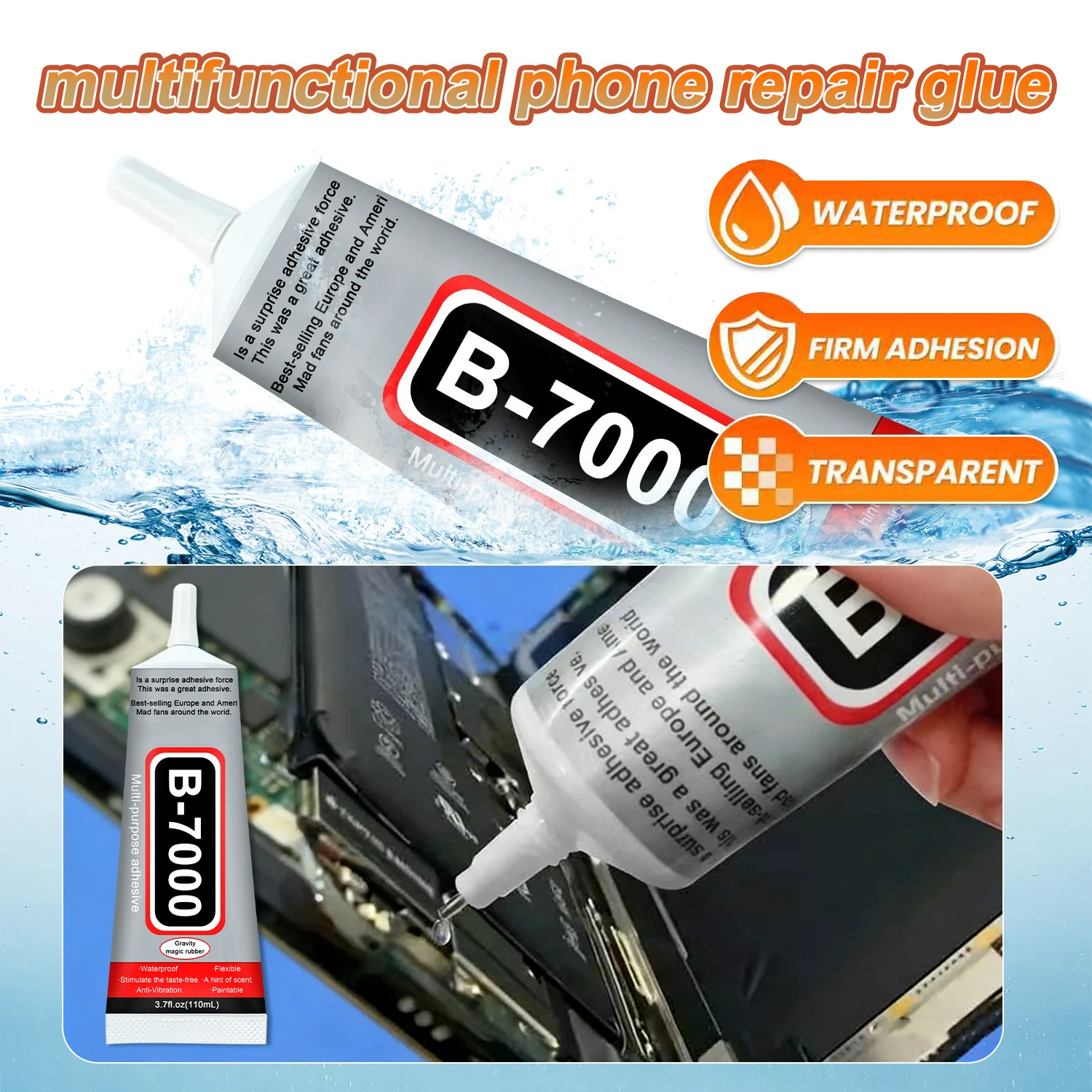 1-10Pcs B-7000 Super Glue Lool - Jewelry Repair & Watches Photos incelemesi ve fiyatı