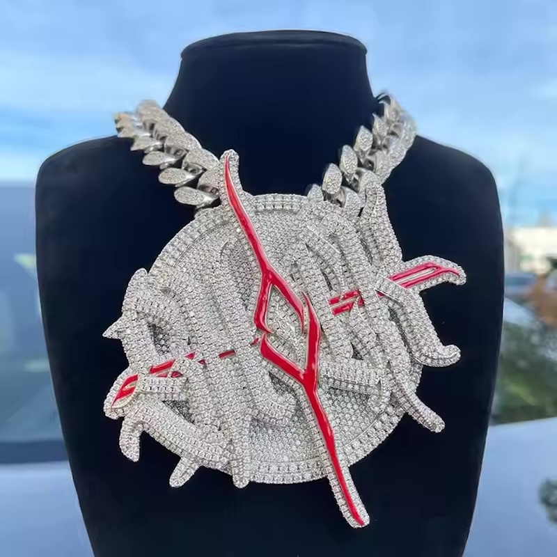 Custom White Gold Plating Ster - Hip Hop Chain Necklace incelemesi ve fiyatı