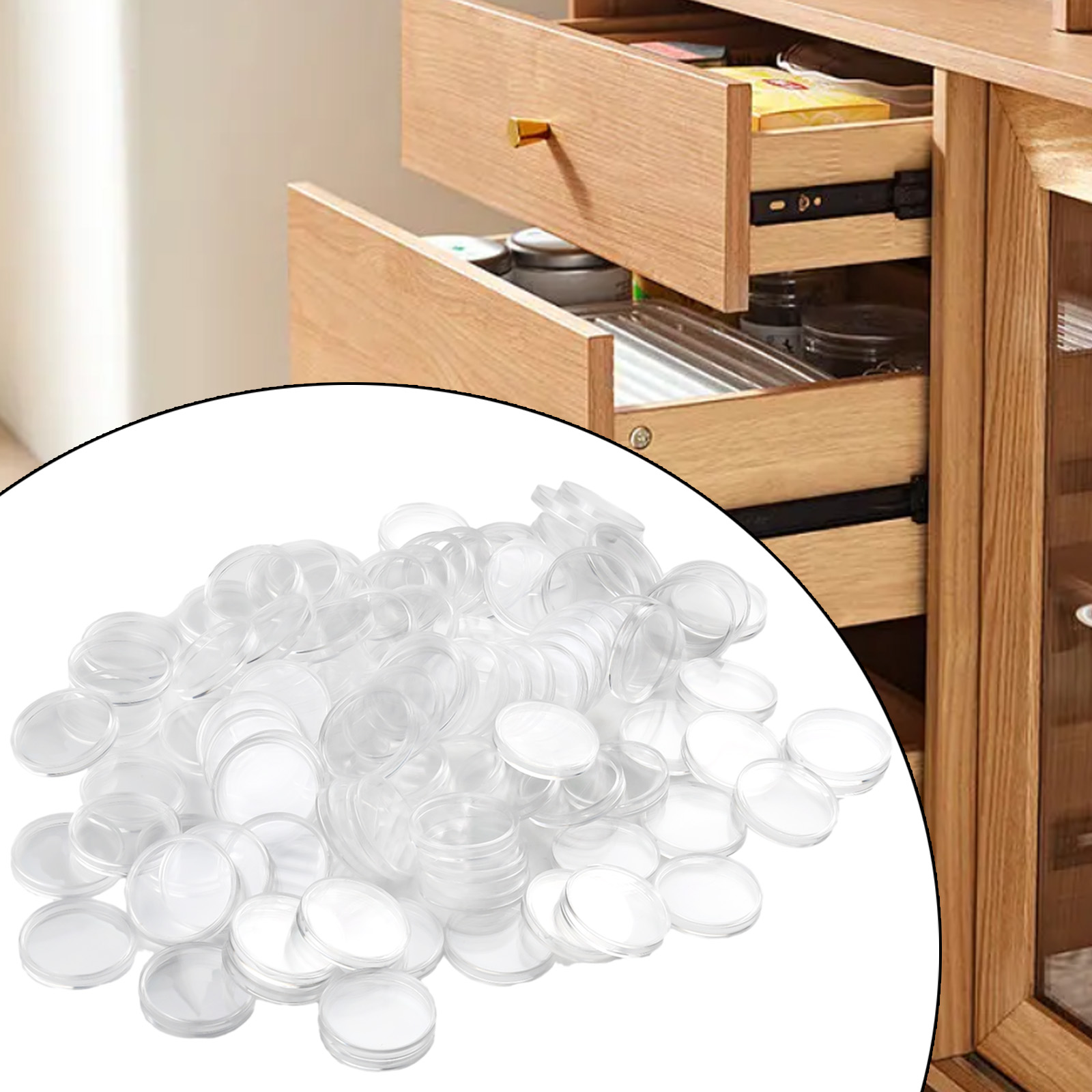 100 Clear Plastic Coin Capsule - Collectors Coins Jewelry & Watches Of Smithtown incelemesi ve fiyatı