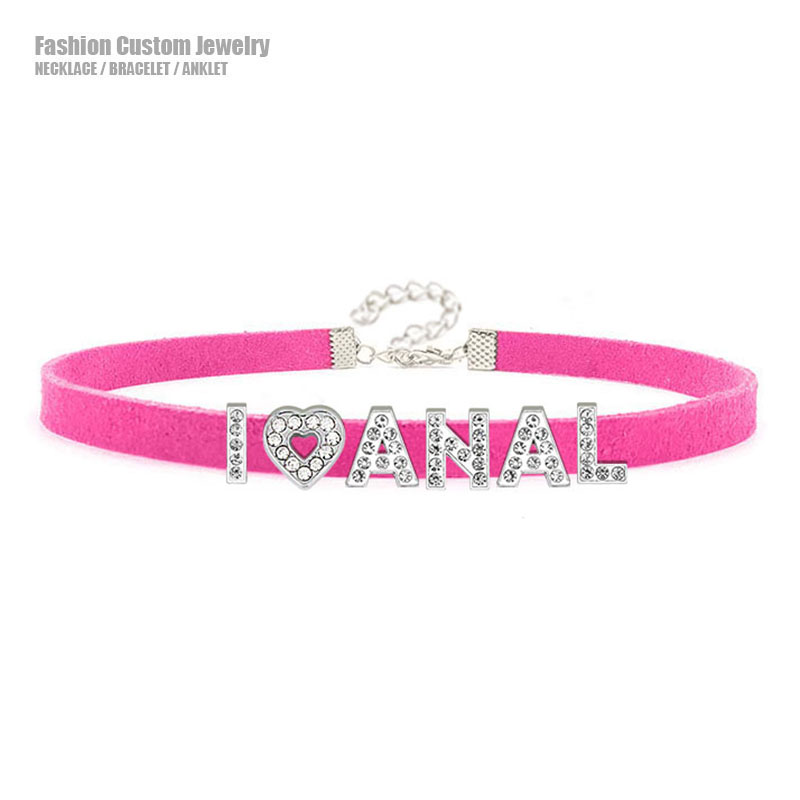 Sexy Hot Rhinestone Letters I  - Crystal Choker Necklace incelemesi ve fiyatı