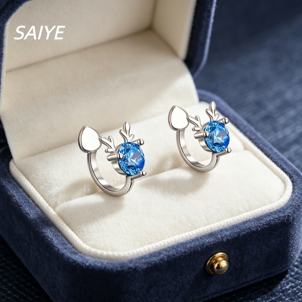 925 Sterling Silver Elk Ear Cl - Ear Cuff No Piercing incelemesi ve fiyatı