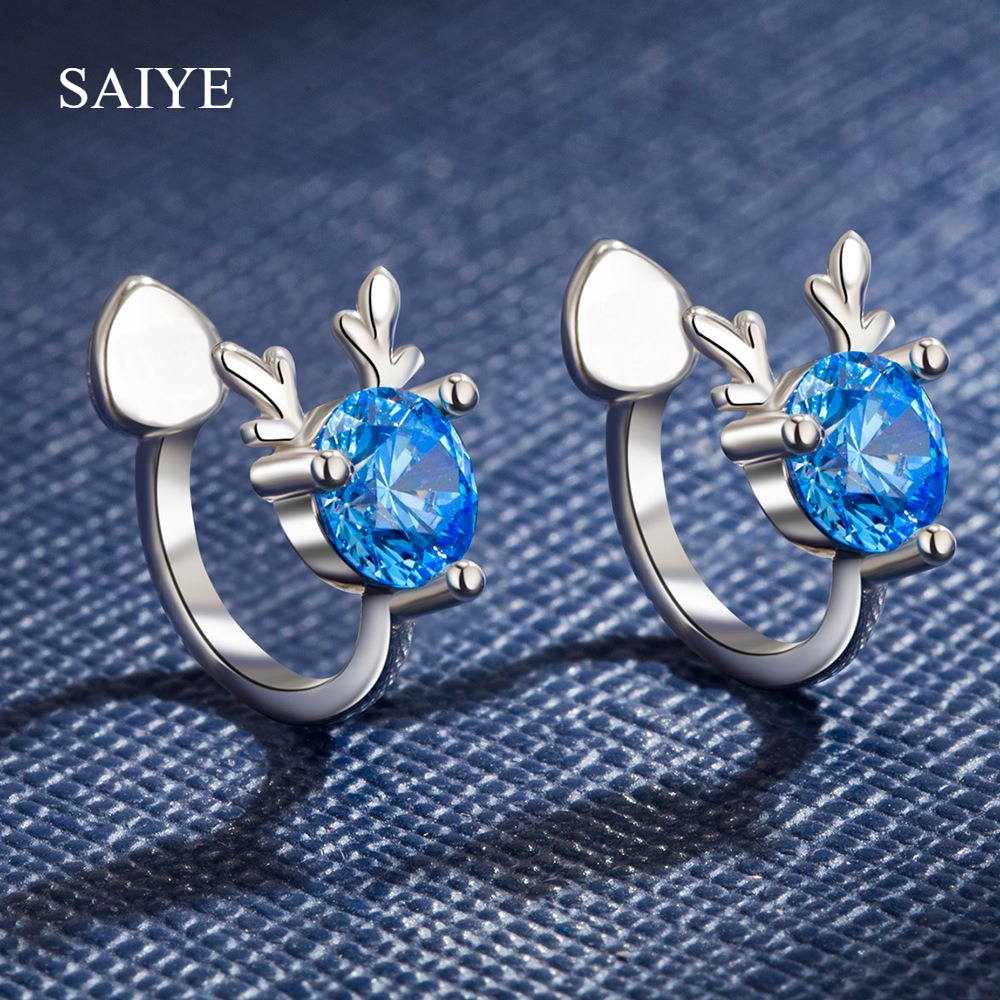 925 Sterling Silver Elk Ear Cl - Ear Cuff No Piercing incelemesi ve fiyatı