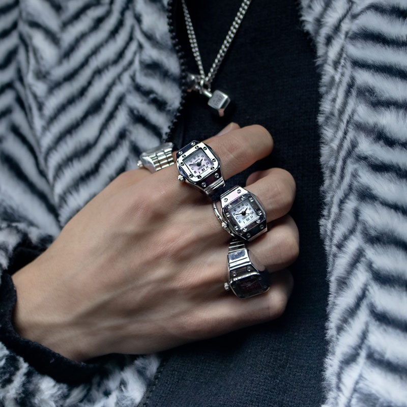 Kiss Jewelry Vintage Y2K Finge - Vintage Jewelry Watches Women incelemesi ve fiyatı