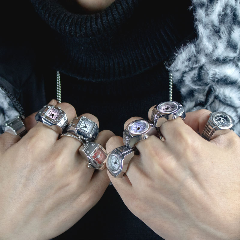 Kiss Jewelry Vintage Y2K Finge - Vintage Jewelry Watches Women incelemesi ve fiyatı
