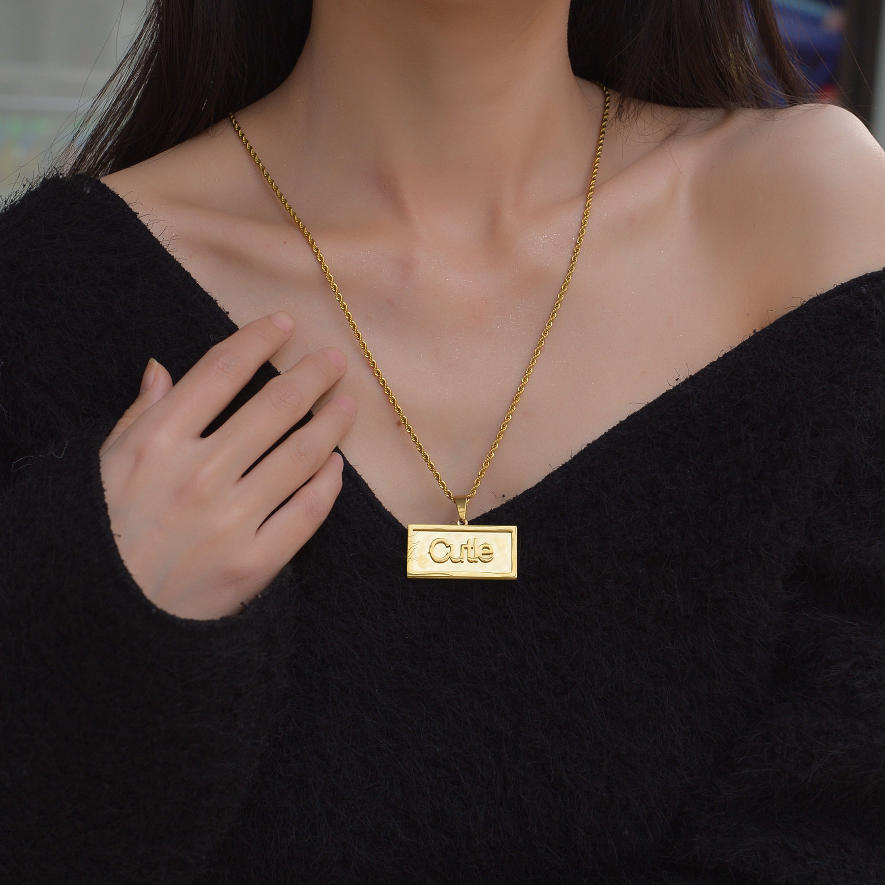 Custom Name Hip Hop Necklace f - Hip Hop Chain Necklace incelemesi ve fiyatı