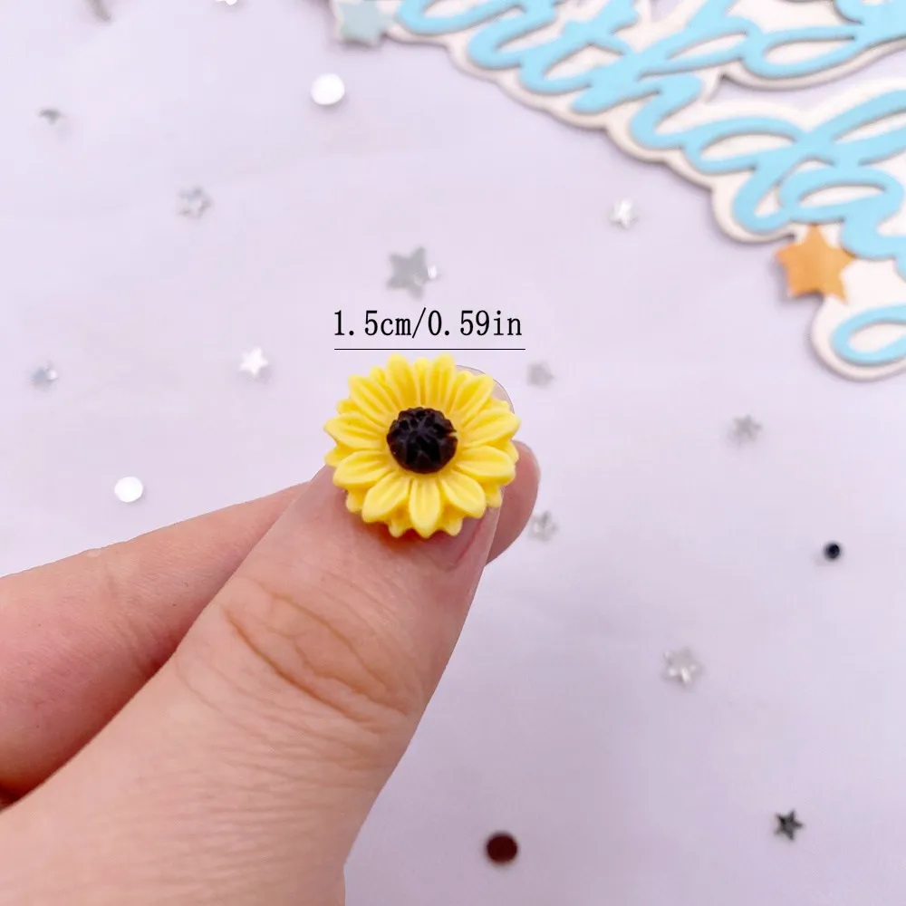 30Pcs Resin Colorful 15mm Sunf - Paradise Jewelry & Watches Llc Miami incelemesi ve fiyatı