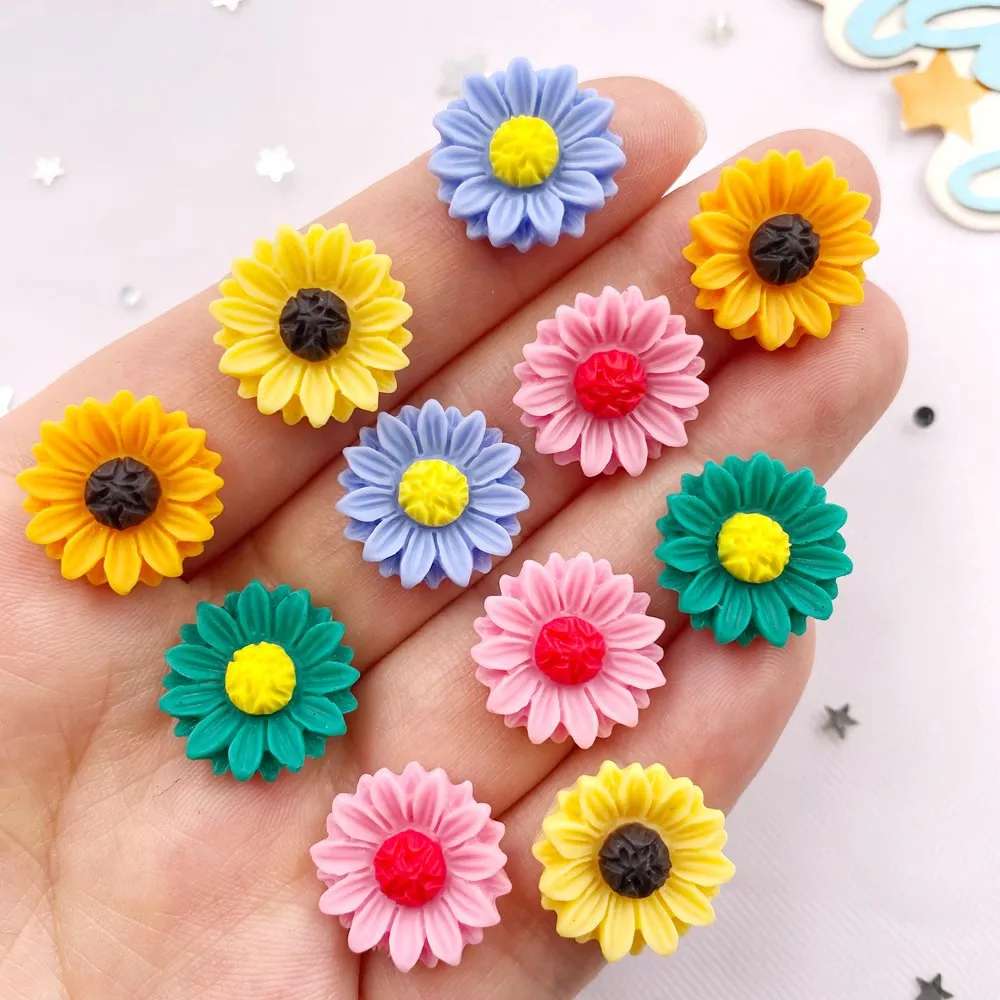 30Pcs Resin Colorful 15mm Sunf - Paradise Jewelry & Watches Llc Miami incelemesi ve fiyatı