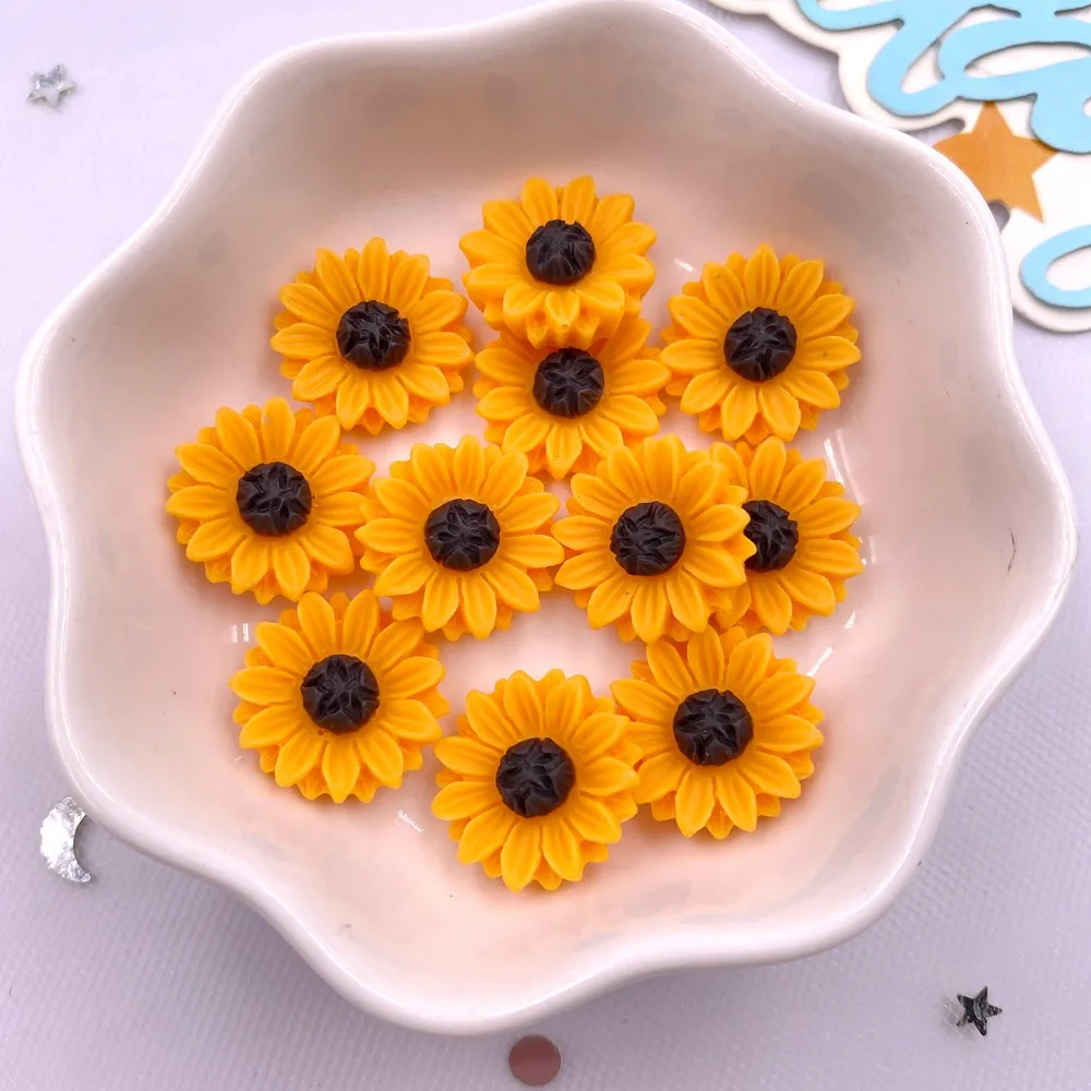 30Pcs Resin Colorful 15mm Sunf - Paradise Jewelry & Watches Llc Miami incelemesi ve fiyatı