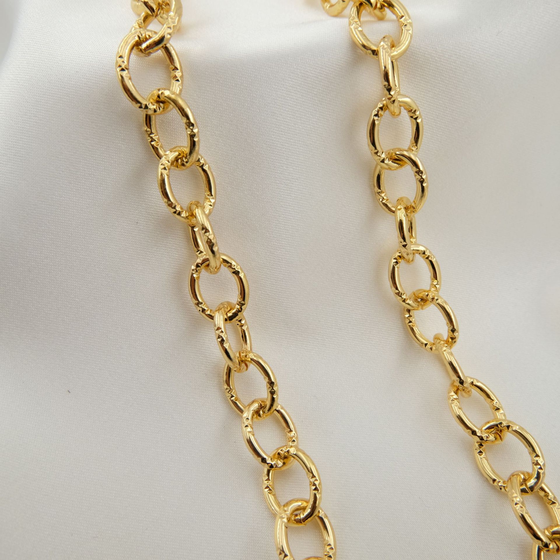 WT-BC199 18K Gold Plated Coppe - Hip Hop Chain Necklace incelemesi ve fiyatı
