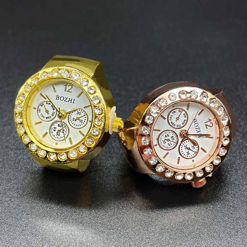 Creative Vintage Rhinestone Ri - Vintage Jewelry Watches Women incelemesi ve fiyatı