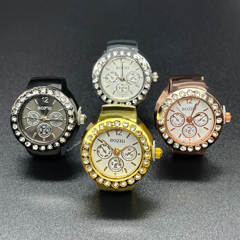 Creative Vintage Rhinestone Ri - Vintage Jewelry Watches Women incelemesi ve fiyatı