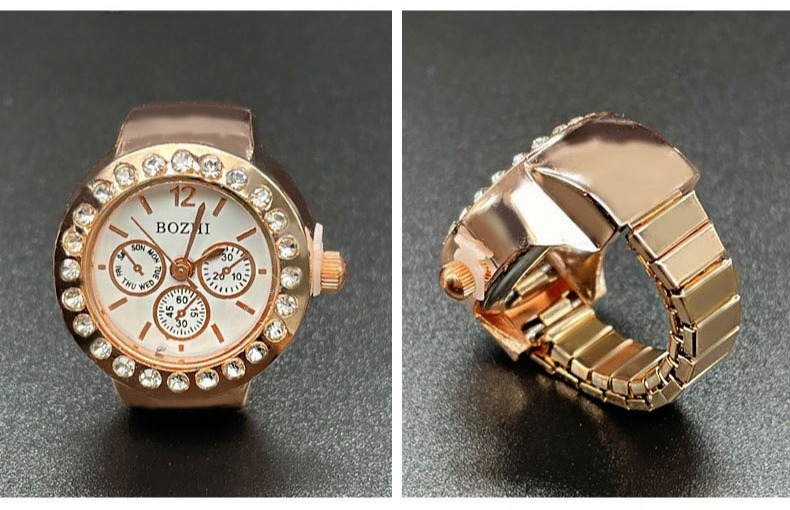 Creative Vintage Rhinestone Ri - Vintage Jewelry Watches Women incelemesi ve fiyatı