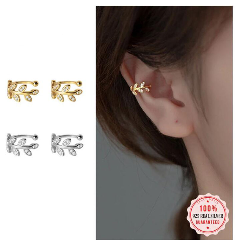 925 Sterling Silver Ear Cuff F - Ear Cuff No Piercing incelemesi ve fiyatı