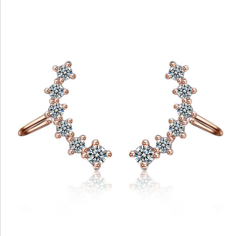 KOFSAC New Luxury Crystal CZ S - Ear Cuff No Piercing incelemesi ve fiyatı