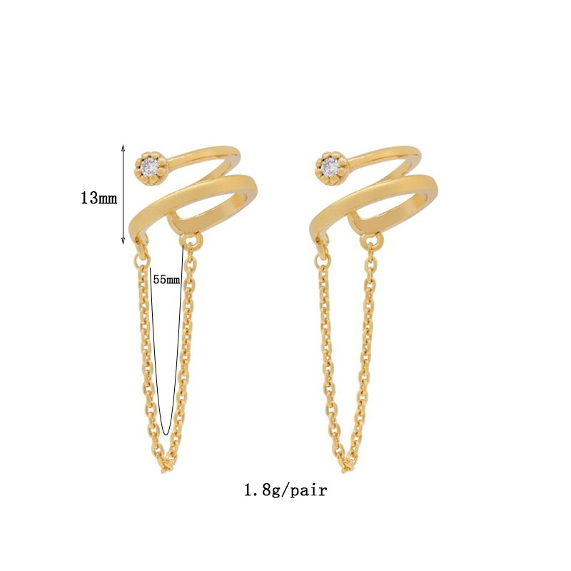 KEYOUNUO Gold Filled Silver Co - Ear Cuff No Piercing incelemesi ve fiyatı