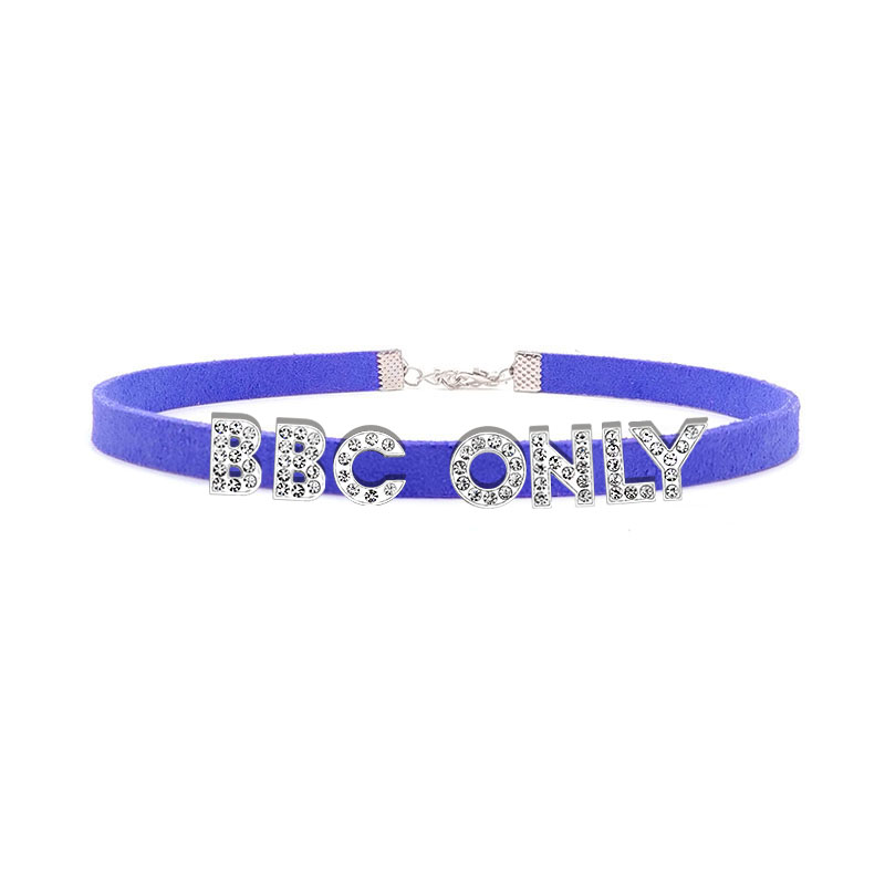 Rhinestone Letter BBC ONLY Nec - Crystal Choker Necklace incelemesi ve fiyatı