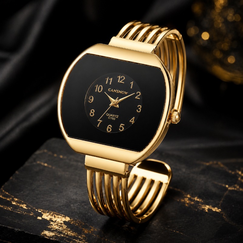 Vintage Style Hollow Open Bang - Vintage Jewelry Watches Women incelemesi ve fiyatı