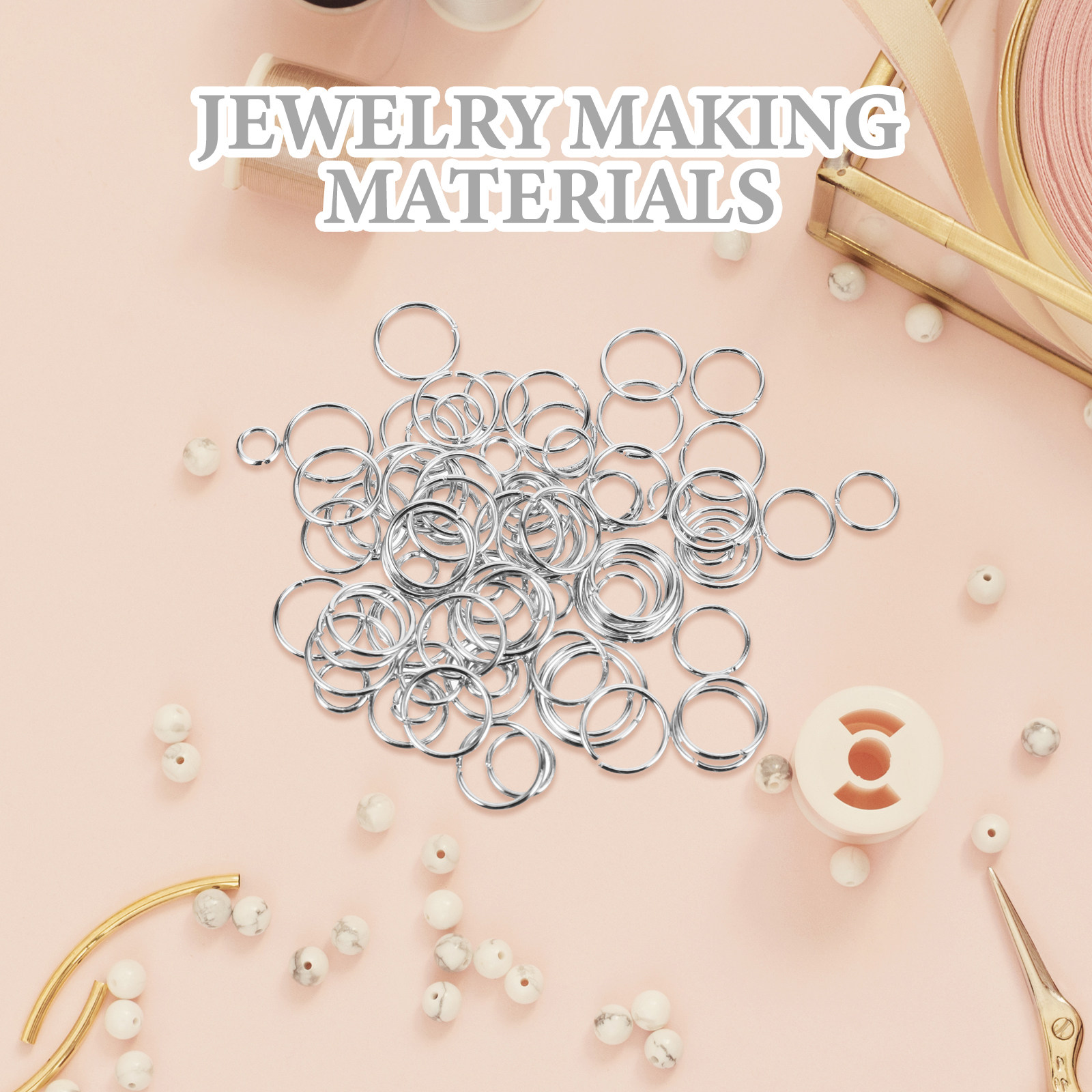 1200Pcs Metal Open Jump Rings  - Jewelry Repair & Watches Photos incelemesi ve fiyatı
