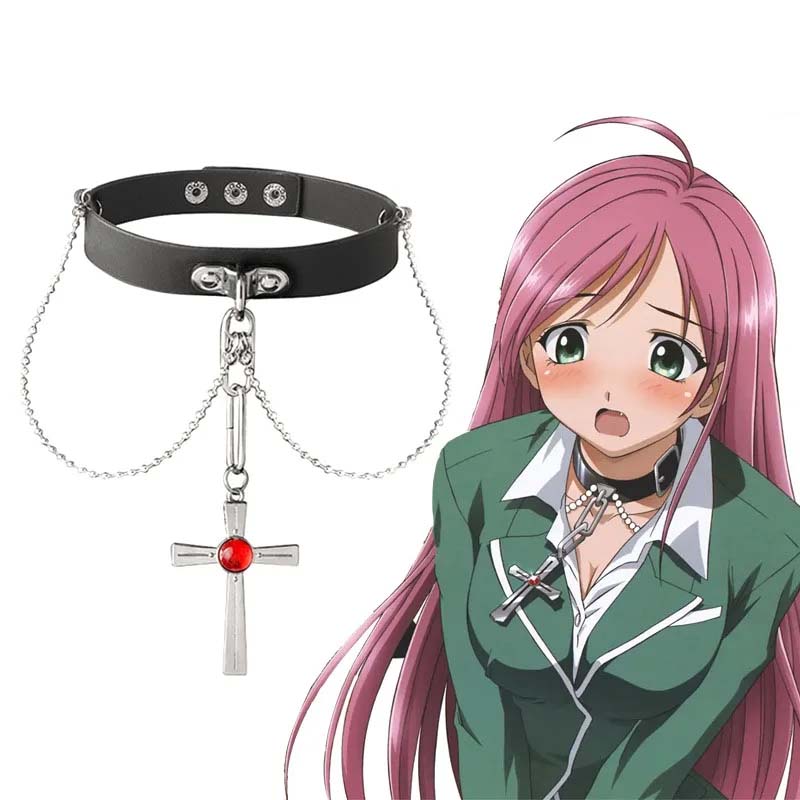 Anime Rosario And Vampire Red  - Crystal Choker Necklace incelemesi ve fiyatı
