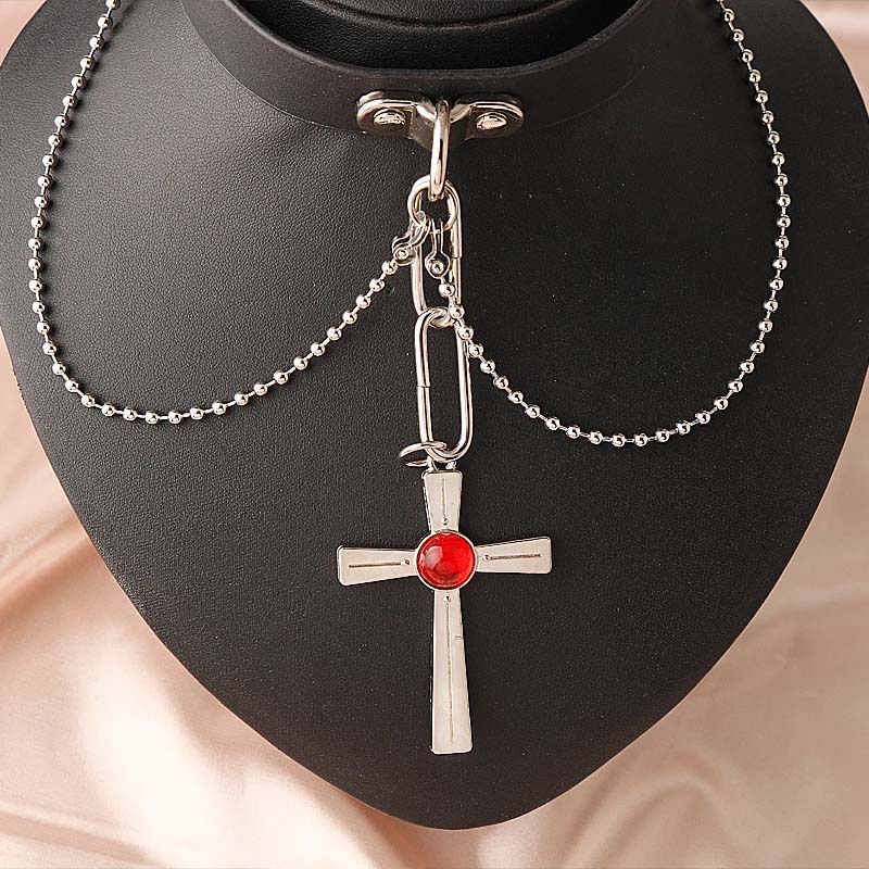 Anime Rosario And Vampire Red  - Crystal Choker Necklace incelemesi ve fiyatı