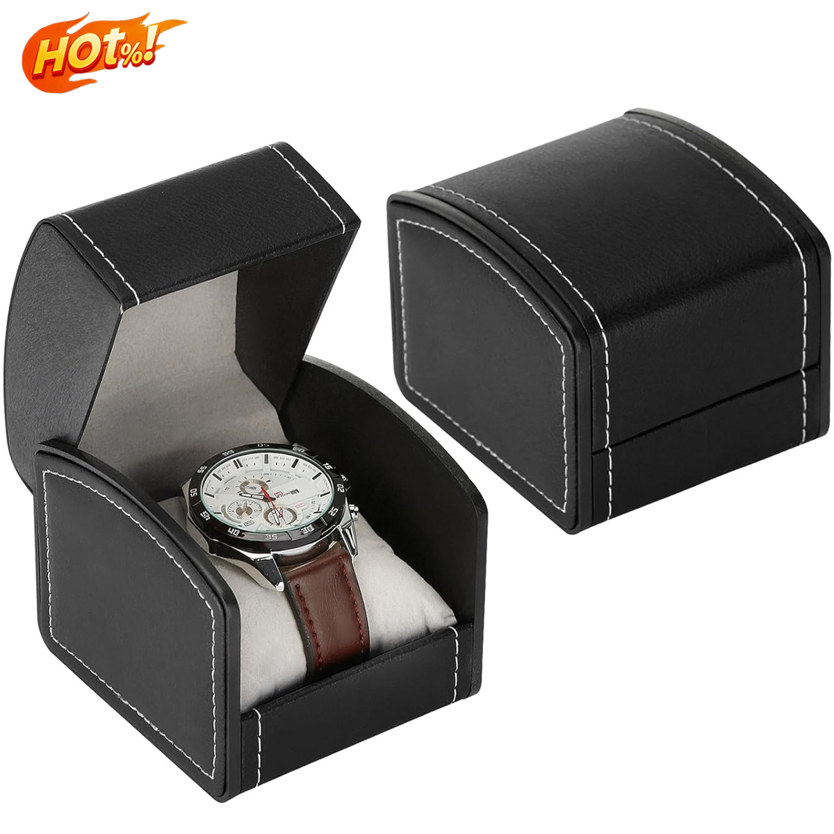 Single Watch Gift Box Portable - Vintage Jewelry Watches Women incelemesi ve fiyatı