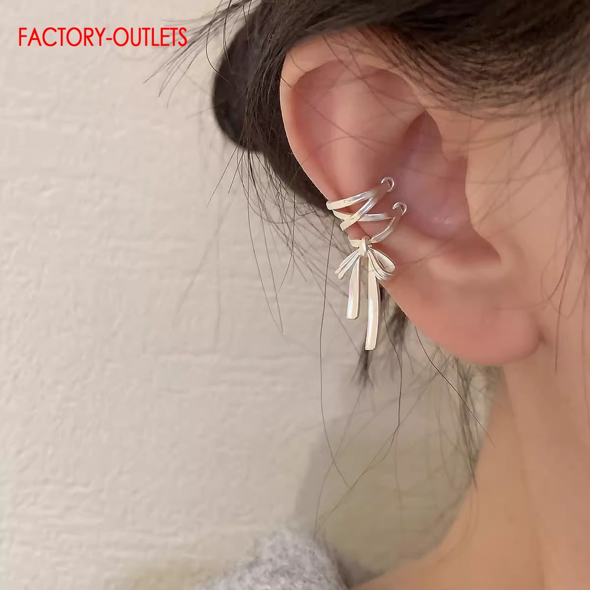 Genuine 925 Sterling Silver Ea - Ear Cuff No Piercing incelemesi ve fiyatı