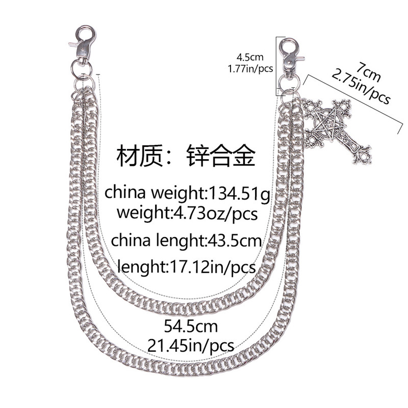 Fashion Punk Metal Pants Chain - Hip Hop Chain Necklace incelemesi ve fiyatı