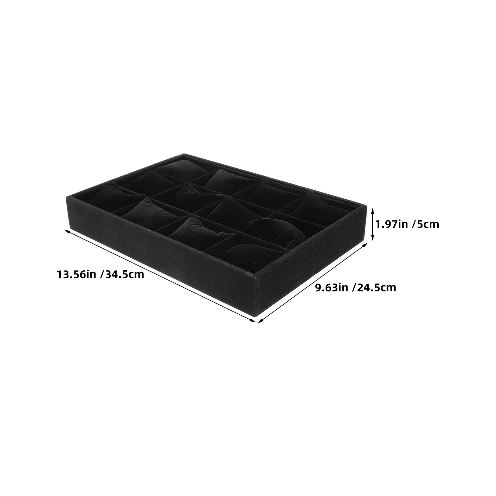 2Pcs Black Jewelry Organizer T - Jewelry And Watches Box incelemesi ve fiyatı