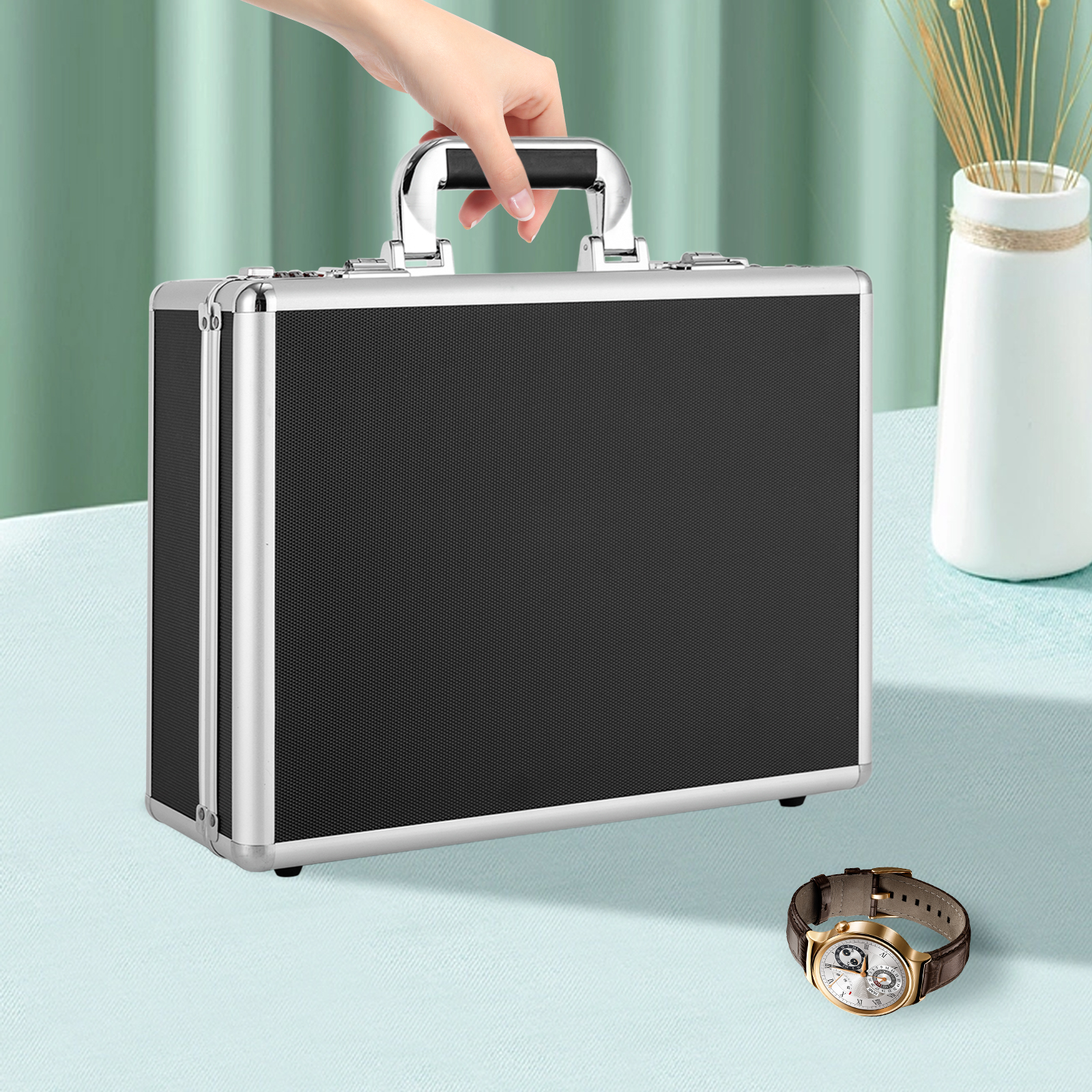 18 slot watch case with lock d - Used Jewelry Watches incelemesi ve fiyatı