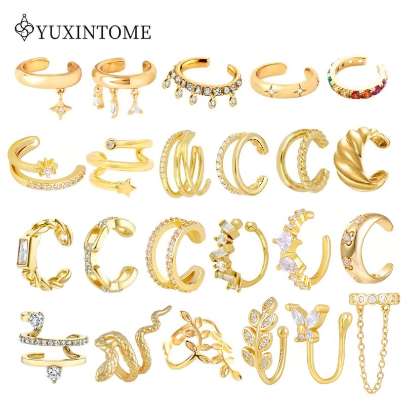 Women's Plated Metal Snake 24K - Ear Cuff No Piercing incelemesi ve fiyatı