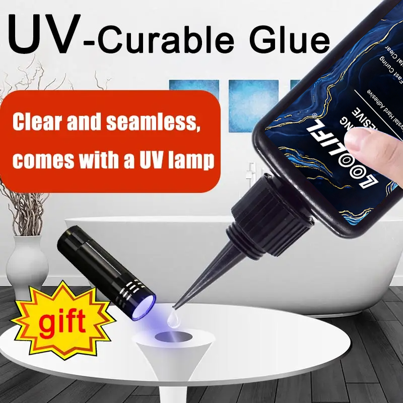 Loolifl 50ml UV Glue with UV L - Jewelry Repair & Watches Photos incelemesi ve fiyatı