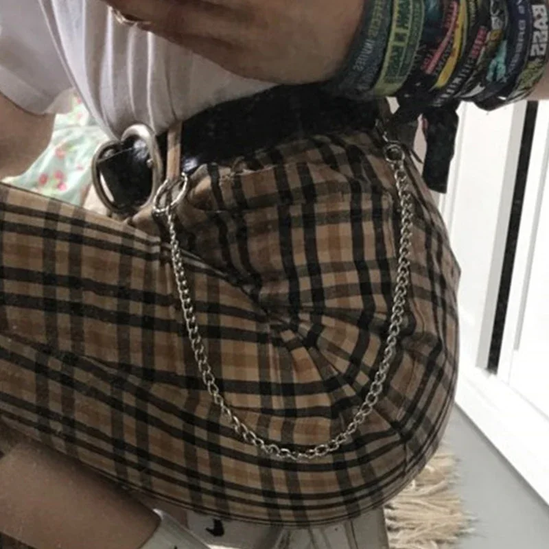 Long Metal Belt Chain Rock Pun - Hip Hop Chain Necklace incelemesi ve fiyatı