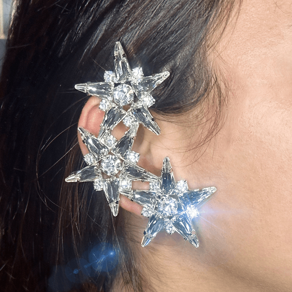 Stonefans Five-Pointed Star Ea - Ear Cuff No Piercing incelemesi ve fiyatı