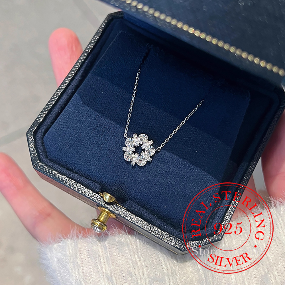 925 Sterling Silver Exquisite  - Crystal Choker Necklace incelemesi ve fiyatı