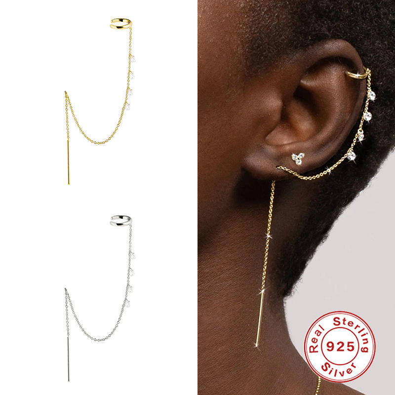 Aide 1PC 925 Sterling Silver S - Ear Cuff No Piercing incelemesi ve fiyatı