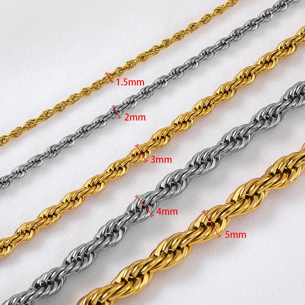0.5/1 Meter Stainless Steel Tw - Hip Hop Chain Necklace incelemesi ve fiyatı