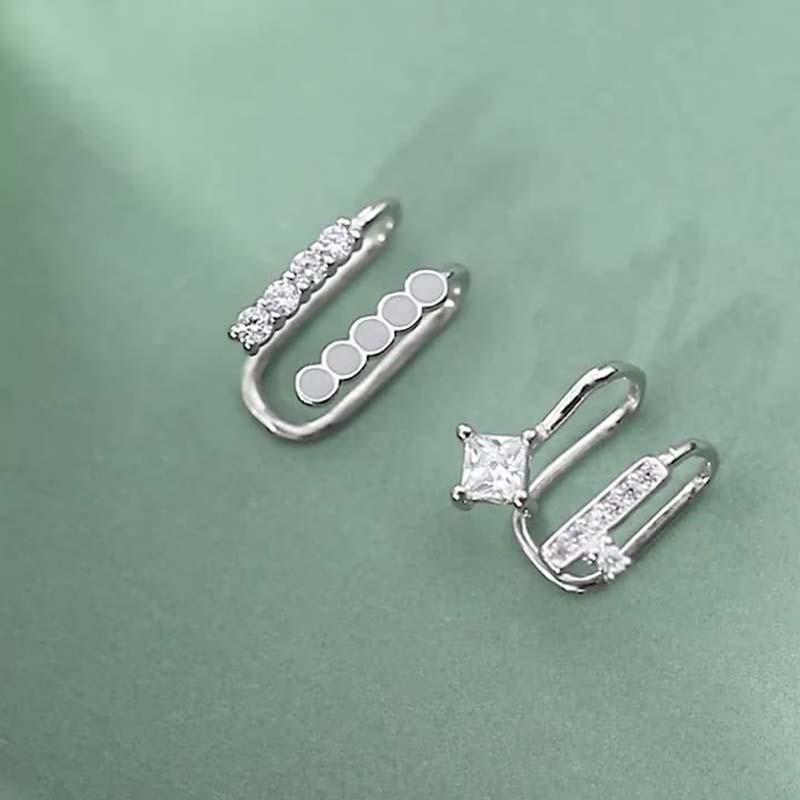 925 Sterling Silver Asymmetric - Ear Cuff No Piercing incelemesi ve fiyatı