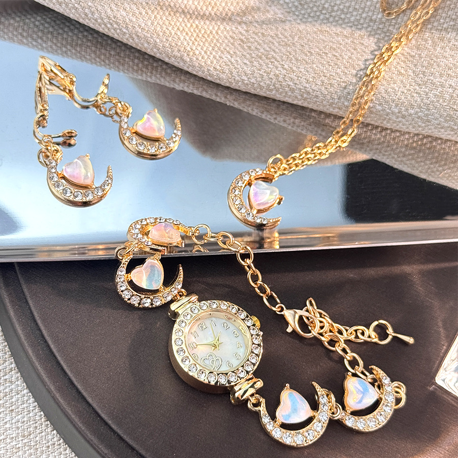 3pcs/set Vintage Love Moon Jew - Vintage Jewelry Watches Women incelemesi ve fiyatı