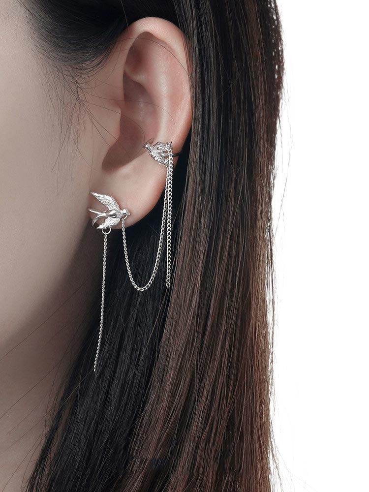 F.I.N.S Bird-Shaped S925 Sterl - Ear Cuff No Piercing incelemesi ve fiyatı