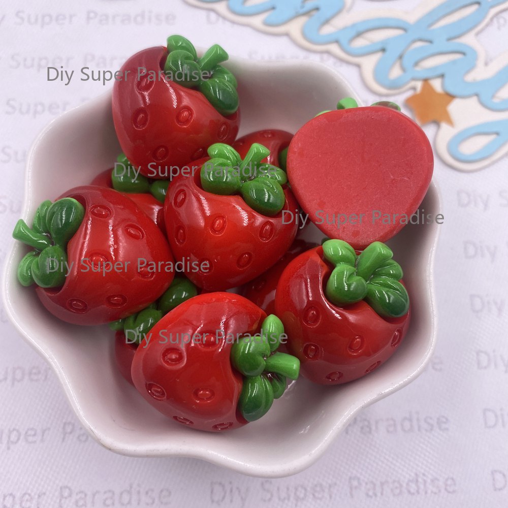 8PCS Resin Kawaii Colorful Red - Paradise Jewelry & Watches Llc Miami incelemesi ve fiyatı