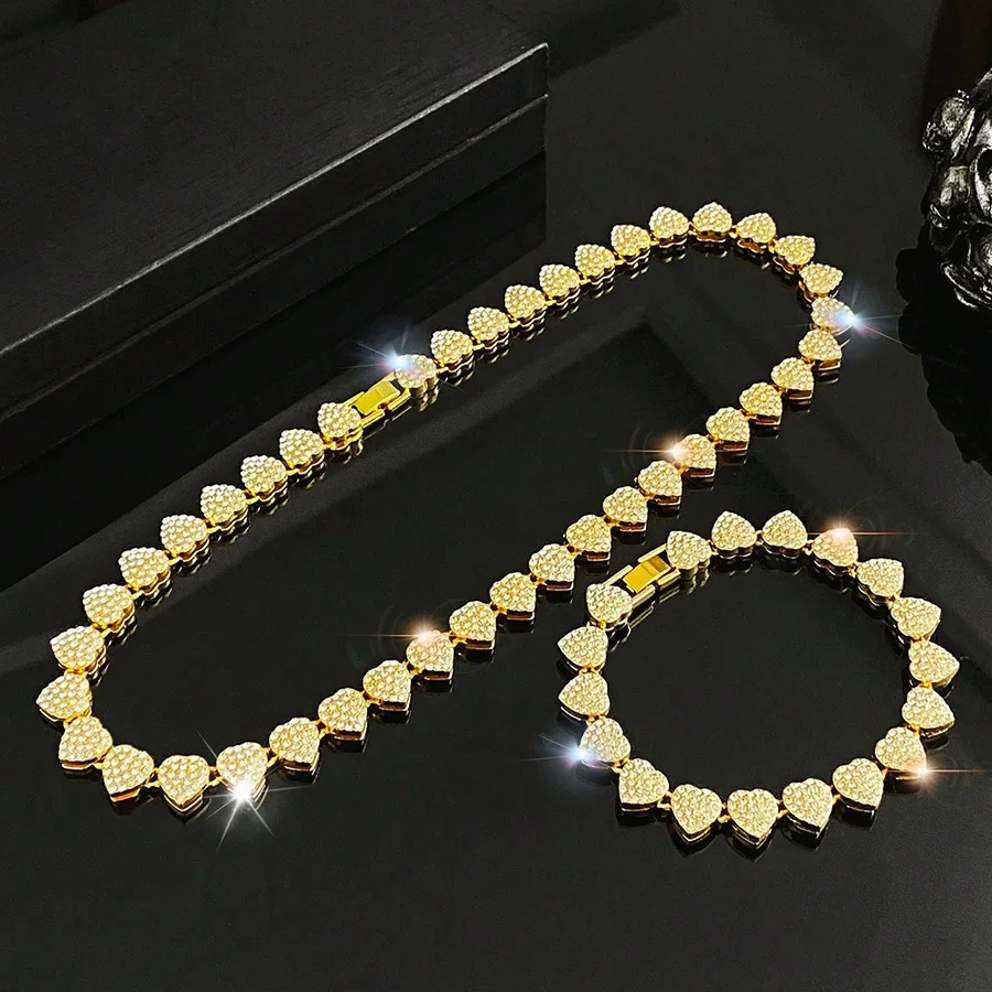 45CM New Hip Hop Tennis Chain  - Hip Hop Chain Necklace incelemesi ve fiyatı