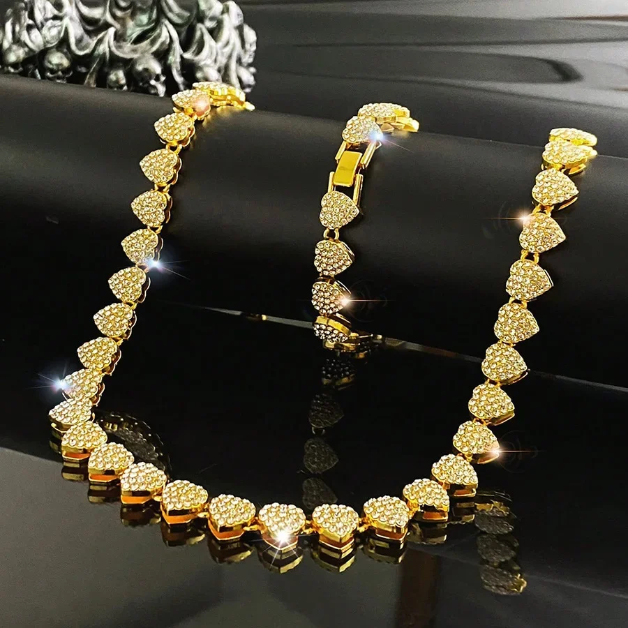45CM New Hip Hop Tennis Chain  - Hip Hop Chain Necklace incelemesi ve fiyatı