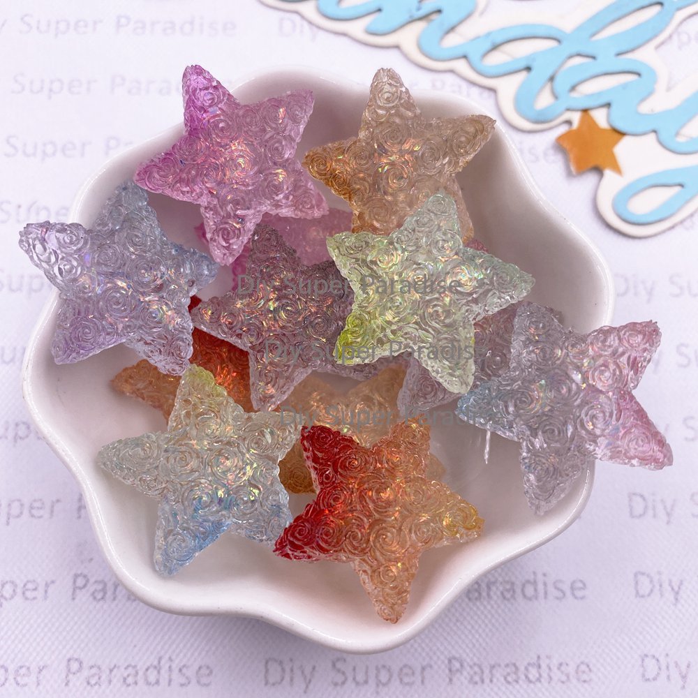 10PCS Resin Clear Candy Color  - Paradise Jewelry & Watches Llc Miami incelemesi ve fiyatı