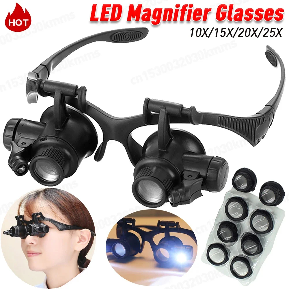10-25X Head-Worn Magnifier wit - Jewelry Repair & Watches Photos incelemesi ve fiyatı
